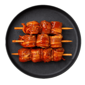 Pork Fillet Wrapped with Bacon - Sweet Chilli Sauce