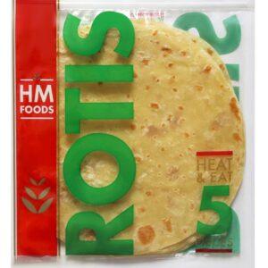 HM Foods Roti's Heat & Eat 5's